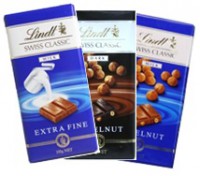 Promoção Chocolate Lindt (c/ 3 unidades)